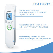 Beurer FT95 Bluetooth Non-Contact Thermometer New In Box Health Coach System New