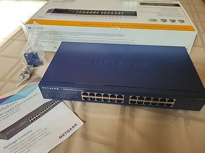Net gear 24 Port Ethernet Switch JGS524