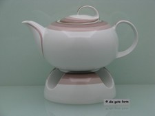 WINTERLING Schwarzenbach Porzellan - -- DENISE ? - Teekanne 1,4 L +Stövchen -- -