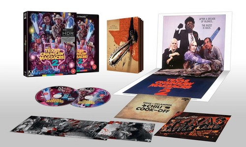 The Texas Chainsaw Massacre 2 4K UHD Blu-ray Limited Edition Arrows Exclusive - Picture 7 of 7