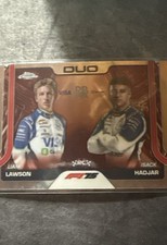 2025 Topps Chrome Formula 1 - F1 Duos Liam Lawson, Isack Hadjar #169 (RC)