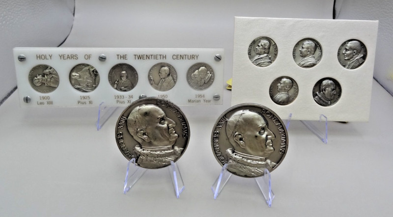 High Relief Pope Medal Collection