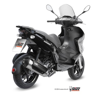 MIVV URBAN EDELSTAHL AUSPUFFANLAGE GILERA RUNNER 200 2008 2009 2010 2011 2012