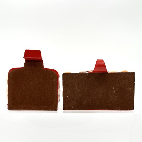Set Of Two Gingerbread House Stocking Hangers Very Cute And Colorful Read - Picture 9 of 10
