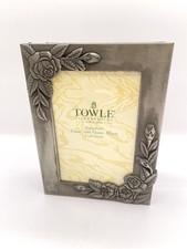 Towle Silversmiths Signature 4x6 Picture Album Pewter Frame