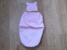 Baby Girls Swaddle wraps 0-3 months Brand soft touch