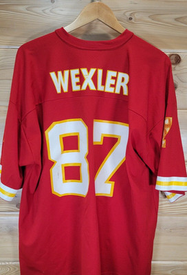 VTG Kansas City Chiefs Wexler 87 Jersey Men XX 54/56 Distress READ