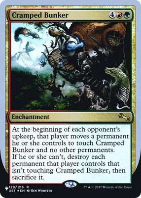 Cramped Bunker 129/216 The List Reprints Magic MTG Foil