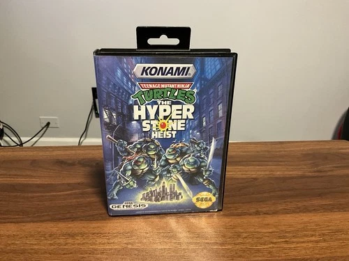 Teenage Mutant Ninja Turtles Hyperstone Heist (Sega Genesis, 1992) Complete CIB