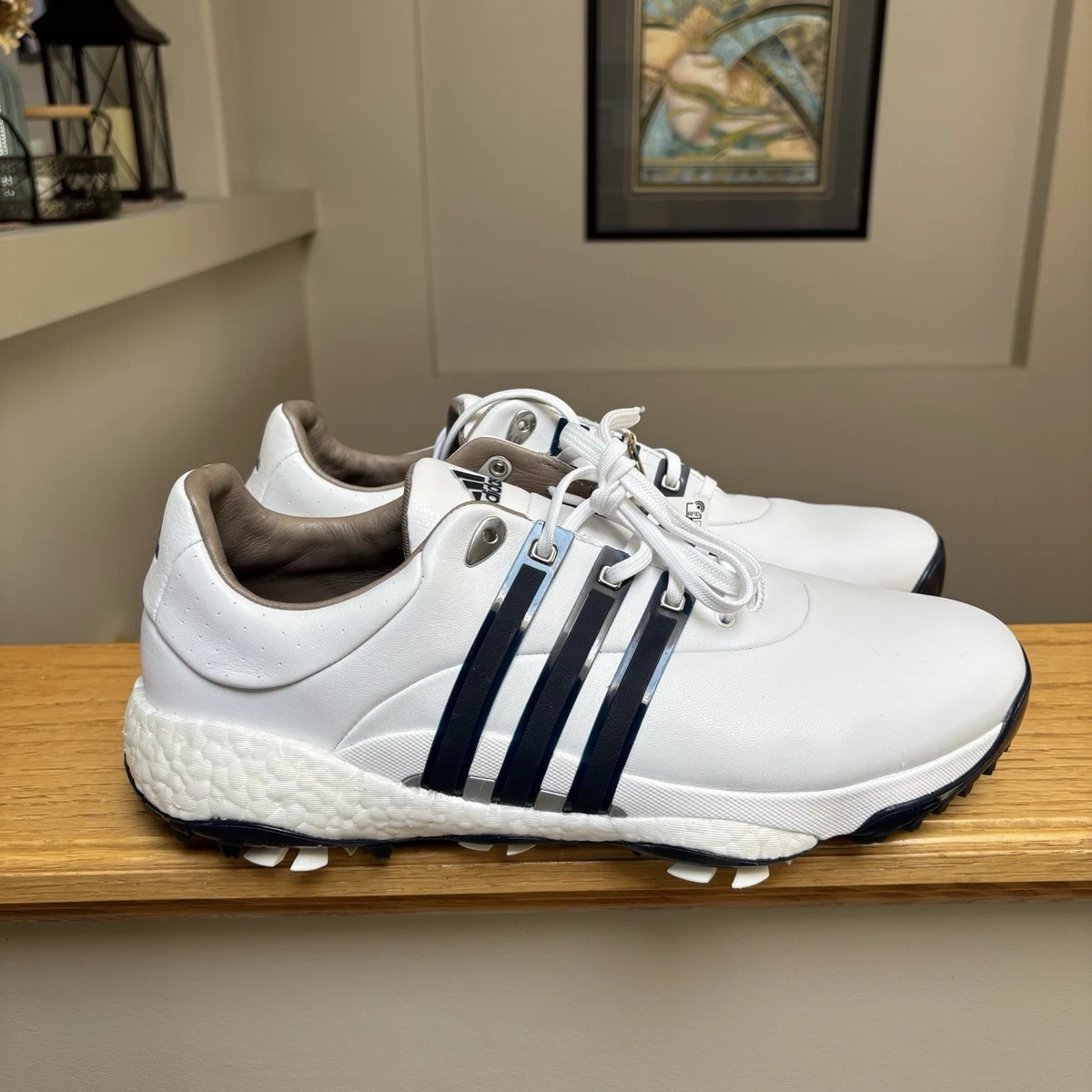 adidas Tour 360 22 Golf White Collegiate Navy for Sale
