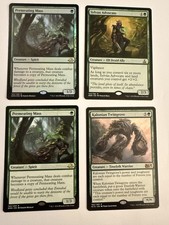 Magic The Gathering MTG Lot 4 Green Kalonian Permeating Mass Sylvan Advocate