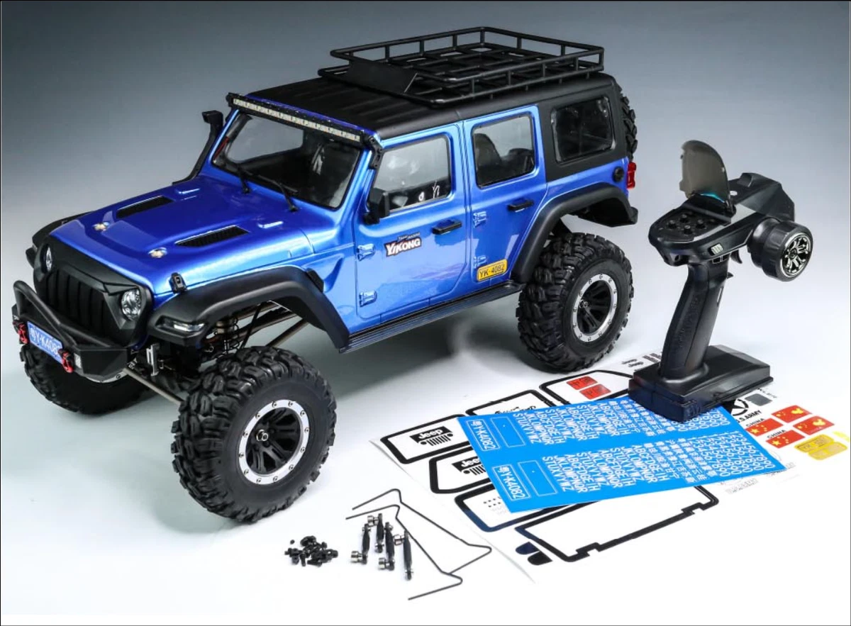 YIKONG 1:8 YK4082 V3 Brushed RC Crawler 4WD Metal Chassis New