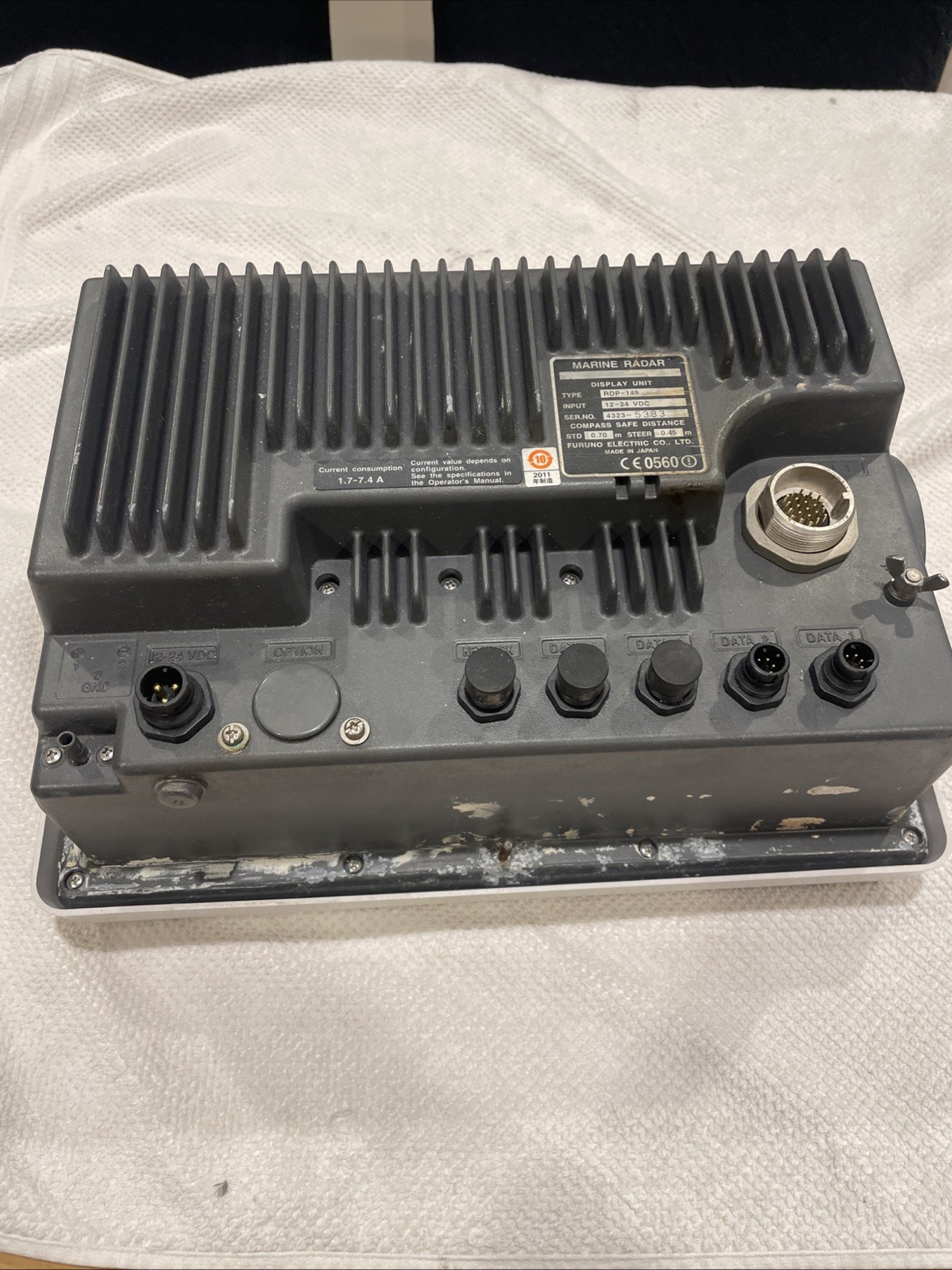 Furuno RDP 149 VX2 10" Navnet GPS Radar Chartplotter Display C-Map With Suncover