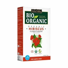 INDUS VALLEY Bio Organic Hibiscus Flower Powder 100gm