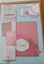Spellbinders M-Bossabilities Reversible Embossing Folder EL-005 SPLENDID NEW
