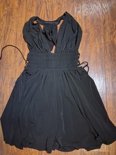 Express Women's Black Sleeveless  Tank Mini  Dress Size Small
