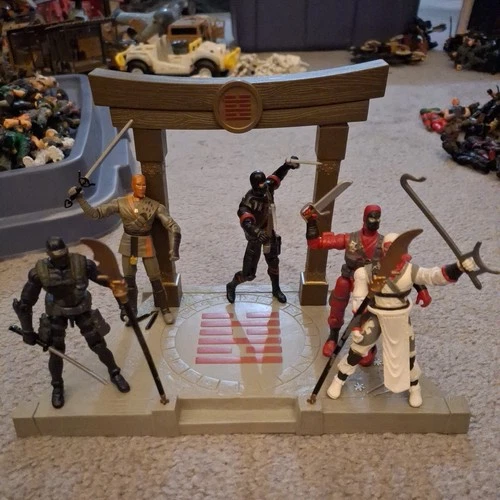 GI Joe Ninja Battles 5-Pack Playset loose  no DVD or comic