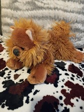 Vintage Toys R Us Animal Alley Lion Realistic long hair Plush Toy Stuffed Animal