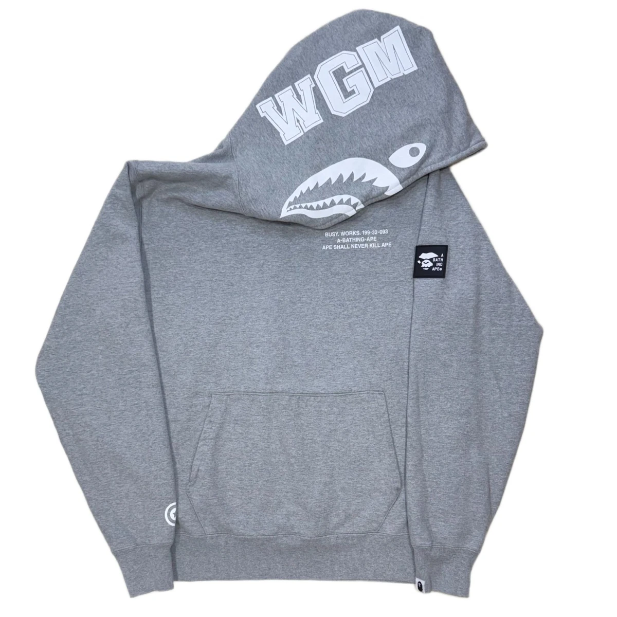 A Bathing Ape Gray Long Sleeve Hoodies & Sweatshirts for Men for 