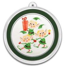 1 oz Silver Colorized Round - Official Elf Crew