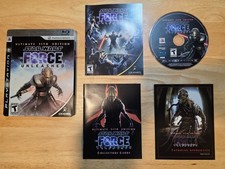 Star Wars The Force Unleashed Ultimate Sith Edition Steelbook PS3 CIB w/ Card