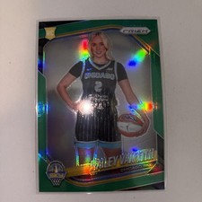 2025 Panini Prizm WNBA Hailey Van Lith Variation Green Prizm #139 Chicago Sky RC