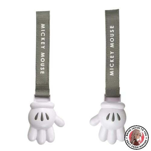NEW Takara Tomy Blanket Clip Gray Mickey Mouse