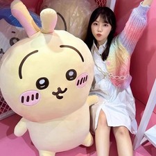 80cm Chiikawa Usagi Large Plush Doll Cartoon Hachiware Huge Stuffed Toy Pillows