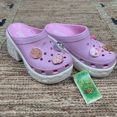 NWT Crocs Wicked Glinda Siren Clog Women's Size M6/W8 Fancy Pink New With Tags