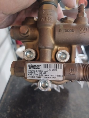 #ad Annovi Reverberi XJV 2G15 Pressure Washer Pump 2.0 GPM 1450 PSI Gas $100.00