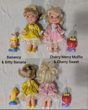 Cherry Merry Muffin Playset 1989 Vintage: Pour Chill, Snack N Serve Banancy