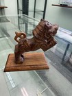 Wooden Foo Lion Hand Carved And Nicely Done — photo 1
