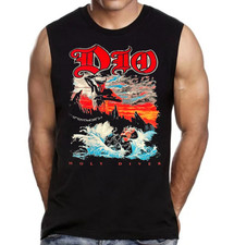 DIO Holy Diver Heavy Metal Band Men's Black Muscle Shirt
