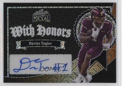 2024 Leaf Metal With Honors Black Mojo /5 Darius Taylor #WH-DT1 Auto 1bi0