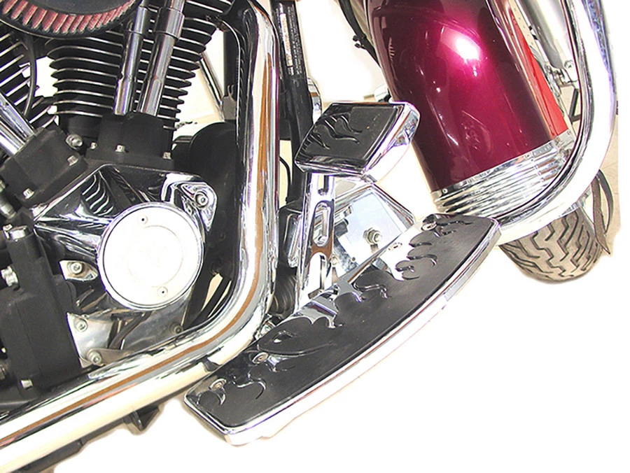 Pedal de freno delantero cromado para Harley Davidson Foto 3 de 3