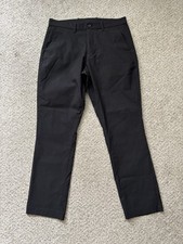 GAP Pants Mens Size 32x30 True Black Slim Tech Pants Straight Summerweight Chino