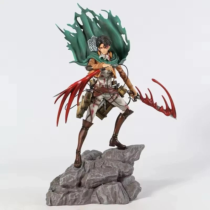Figurine Levi Ackerman 36 cm Attack on Titan en PVC pour collectionneur