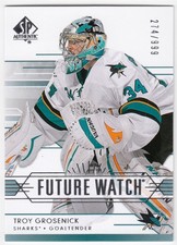 2014-15 Upper Deck SP Authentic Future Watch TROY GROSENICK 237 999 Sharks UD RC