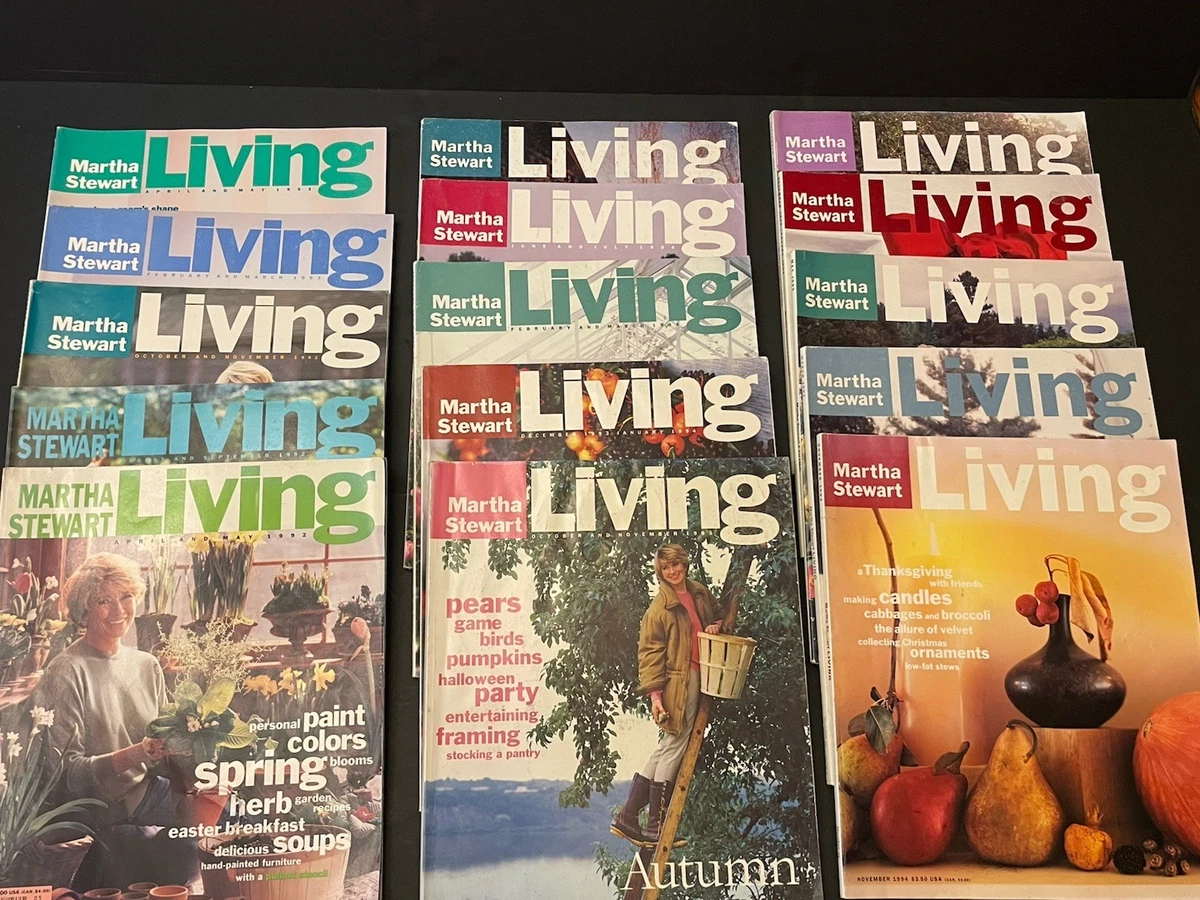 Martha Stewart Living Magazines 1980-1999 for sale | eBay