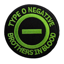Type O Negative Patch, Embroidered Iron On Patch DIY, Type O Negative Logo Patch