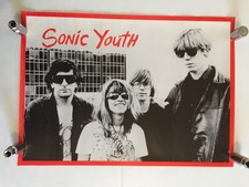 SONIC YOUTH...59x42cm/23"x16.5"..EARLY 90's COMMERCIAL POSTER