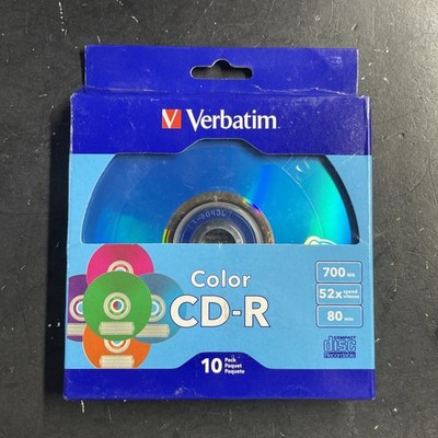 Verbatim CR-R 7MB 52X With Color Branded Surface (10-pack)