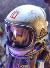 1/6  12" Action Figure Toys Astronaut Space Helmet Accessories Resin Model Retro