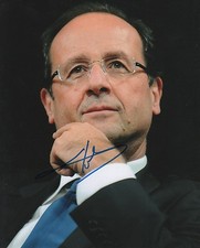 Francois Hollande Autogramm signed 20x25 cm Bild