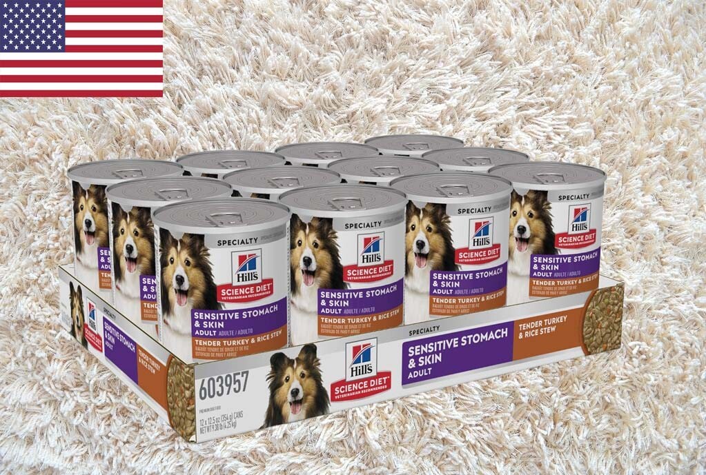 Hill's Science Diet Wet Dog Food Adult, Sensitive Stomach & Skin