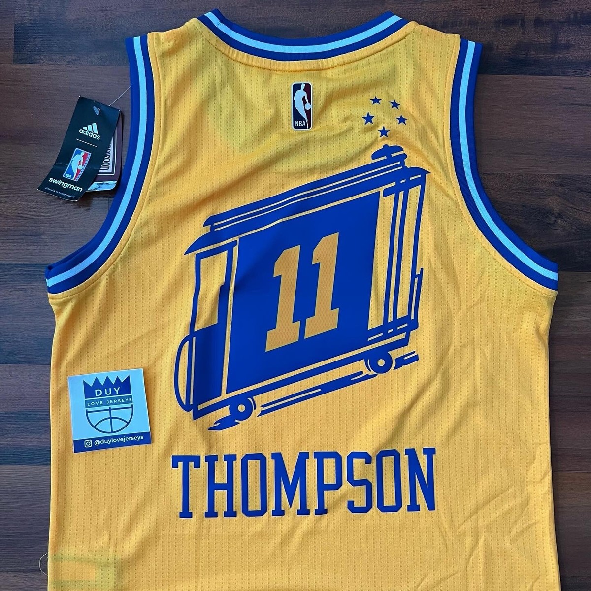 Klay Thompson Golden State Warriors Adidas NBA HWC Swingman Jersey