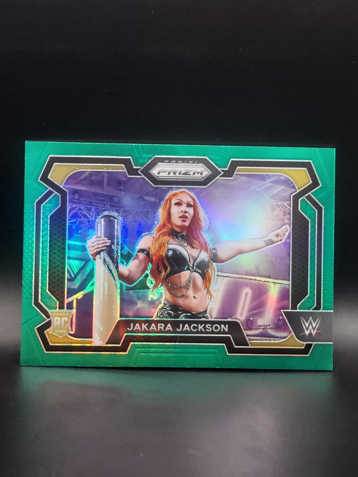 2024 Panini Prizm WWE Jakara Jackson Green Prizm Rookie Card #12 RC | NXT