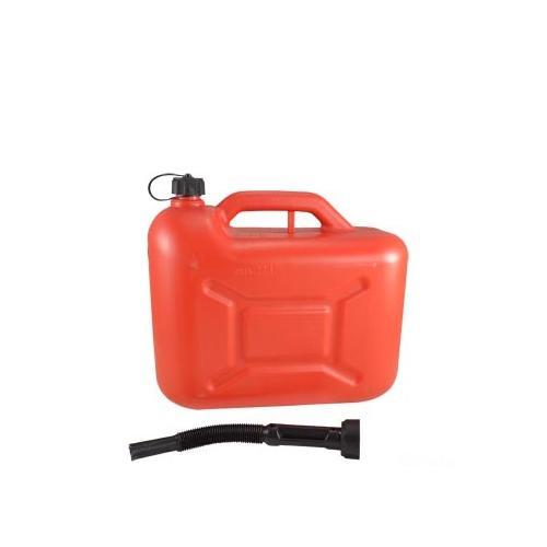 Jerrican hydrocarbures essence 20 litres plastique vert kaki