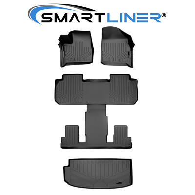 SMARTLINER Floor Mats Cargo Liner Set 2018-2020 Traverse (2nd Row Bucket Seats)