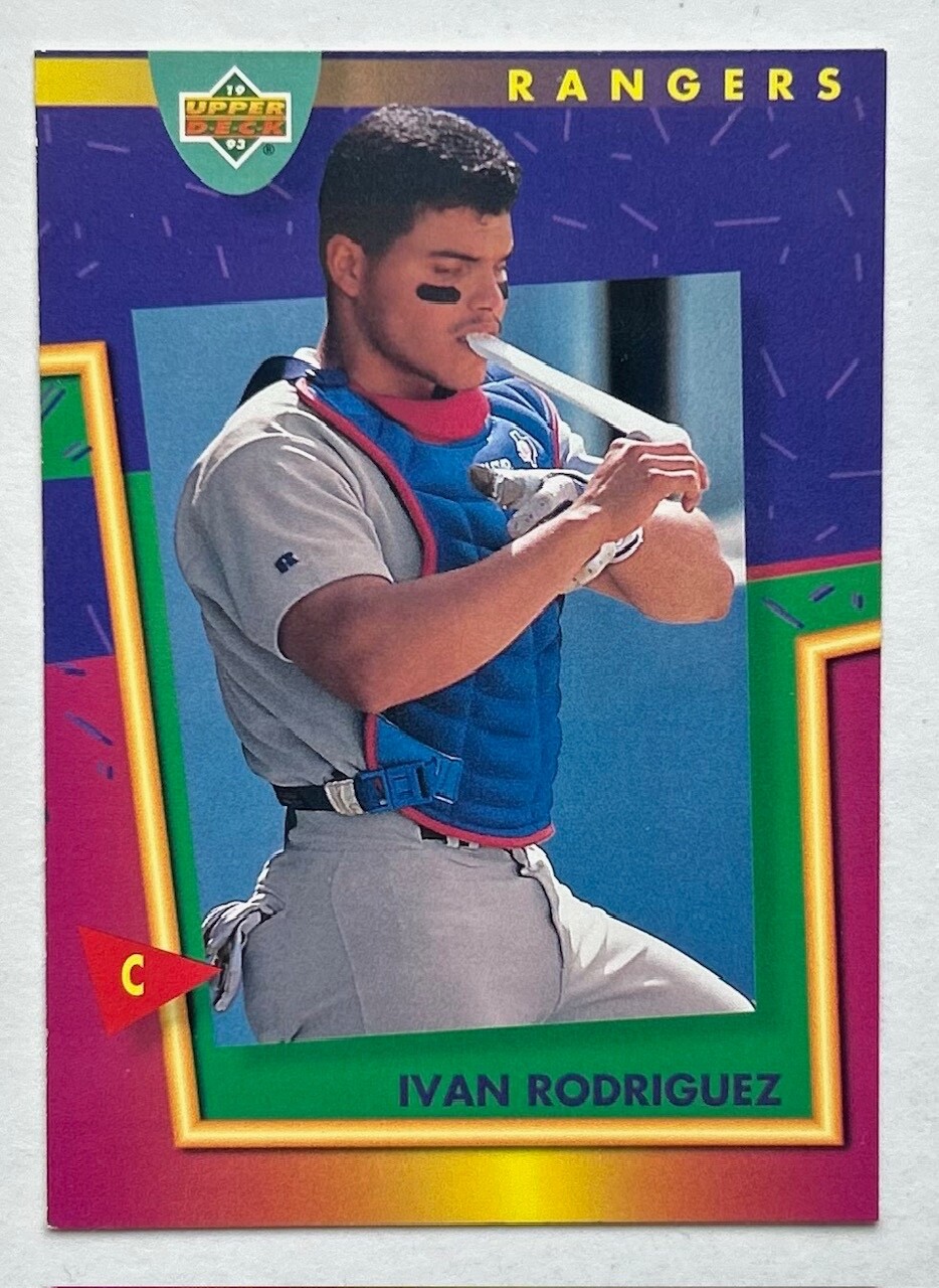 Ivan Rodriguez 1993 Upper Deck Fun Pack #159 MLB HOF Texas Rangers 
